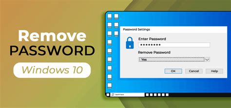 remove user password windows 10.